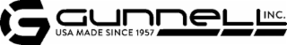 G GUNNELL INC. USA MADE SINCE 1957 logo