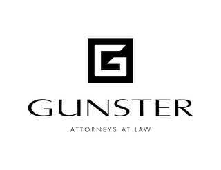 G GUNSTER ATTORNEYS AT LAW logo