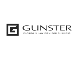 G GUNSTER FLORIDA'S LAW FIRM FOR BUSINESS logo