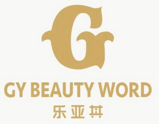 G GY BEAUTY WORD logo