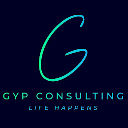 G GYP CONSULTING LIFE HAPPENS logo