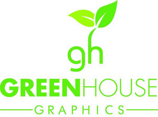 G, H, GREEN HOUSE GRAPHICS logo
