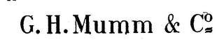 G. H. MUMM & CO logo