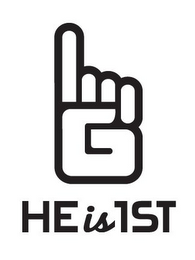G HE IS 1ST logo