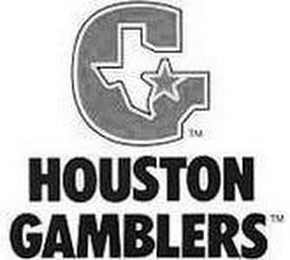 G HOUSTON GAMBLERS logo