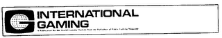G INTERNATIONAL GAMING logo