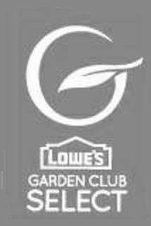 G LOWE'S GARDEN CLUB SELECT logo