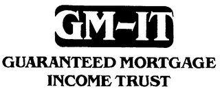 G M-I T GUARANTEED MORTGAGE INCOME TRUST logo