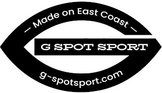 G - MADE ON EAST COAST - G SPOT SPORT G-SPOTSPORT.COM logo