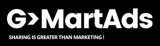 G  MARTADS SHARING IS GREATER THAN MARKETING ! logo