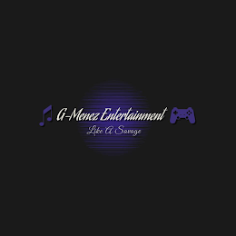 G-MENEZ ENTERTAINMENT LIKE A SAVAGE logo