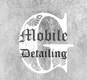 G MOBILE DETAILING logo