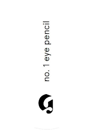 G NO. 1 EYE PENCIL logo