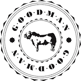 G · O · O · D · M · A · N G · O · O · D · M · A · N logo
