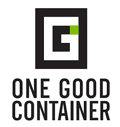 G ONE GOOD CONTAINER logo