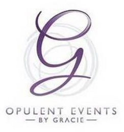G OPULENT EVENTS BY GRACIE logo