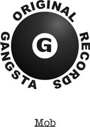 G ORIGINAL GANGSTA RECORDS MOB logo