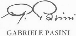 G. PASINI GABRIELE PASINI logo
