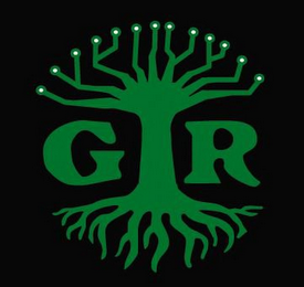 G R logo