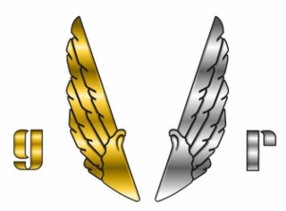 G R logo