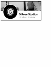 G ROSE STUDIOS logo