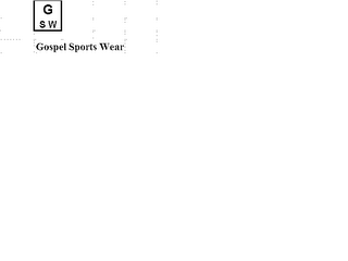 G S W GOSPEL SPORTS WEAR logo