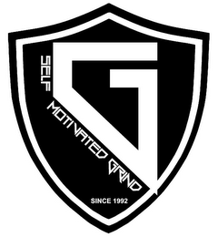 G SELF MOTIVATED GRIND SINCE 1992 logo