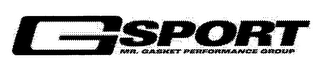 G SPORT MR. GASKET PERFORMANCE GROUP logo