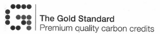 G THE GOLD STANDARD PREMIUM QUALITY CARBON CREDITS logo