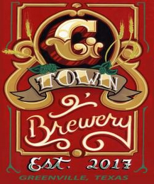 G TOWN BREWERY EST. 2017 GREENVILLE, TEXAS logo