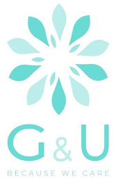 G & U BECAUSE WE CARE logo