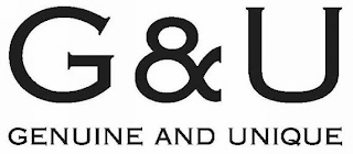 G & U GENUINE AND UNIQUE logo