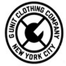 G UNIT CLOTHING COMPANY NEW YORK CITY logo
