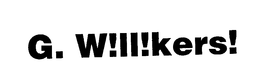 G. W!LL!KERS! logo