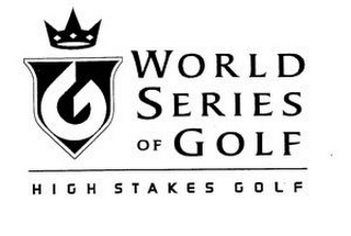 G WORLD SERIES OF GOLF HIGH STAKES GOLF logo