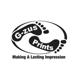 G-ZUS PRINTS MAKING A LASTING IMPRESSION logo