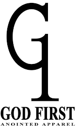 G1 GOD FIRST ANOINTED APPAREL logo