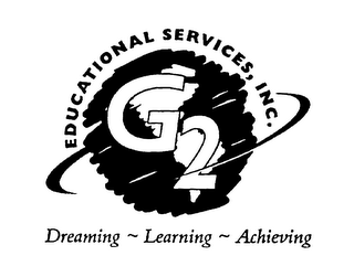 G2 EDUCATIONAL SERVICES, INC. DREAMING LEARNING ACHIEVING logo