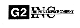 G2 THE INTELLIGENCE COMPANY INC logo