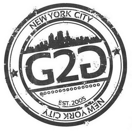 G2G NEW YORK CITY NEW YORK CITY EST. 2005 logo