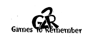 G2R GAMES TO REMEMBER logo
