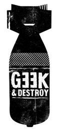 G33K & DESTROY logo