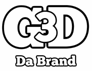 G3D DA BRAND logo