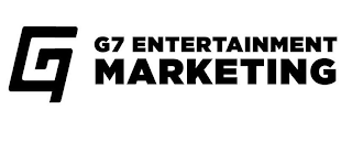 G7 G7 ENTERTAINMENT MARKETING logo