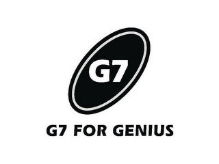 G7 G7 FOR GENIUS logo