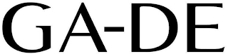 GA-DE logo