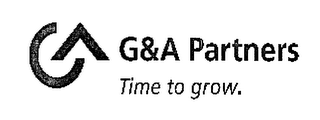 GA G&A PARTNERS TIME TO GROW. logo