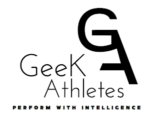 GA GEEK ATHLETES PERFORM WITH INTELLIGENCE logo