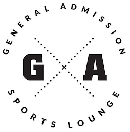 GA GENERAL ADMISSION SPORTS LOUNGE logo