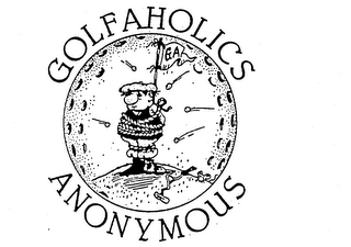 GA GOLFAHOLICS ANONYMOUS logo